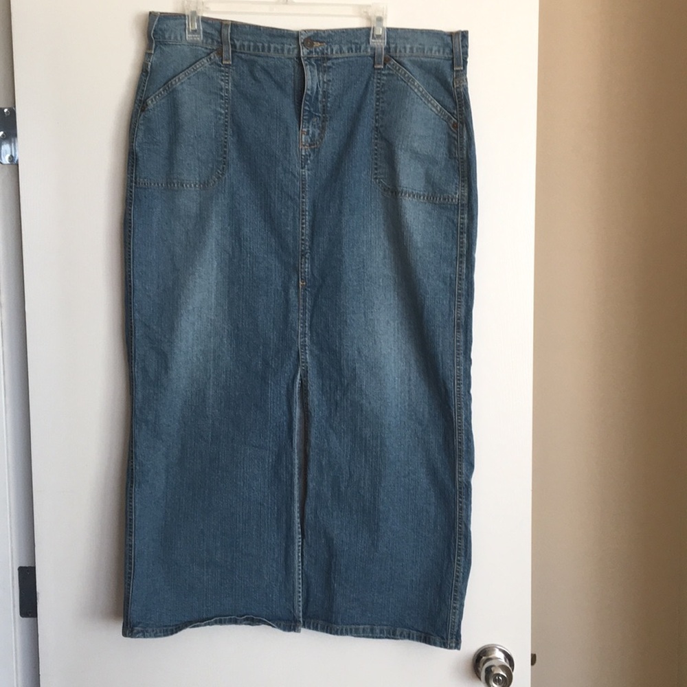 Levi Strauss stretch Jean long skirt